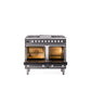 ILVE Professional Plus II 40-Inch Freestanding Dual Fuel Range with 6 Sealed Burner - UPD40FWMP