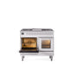 ILVE Professional Plus II 40-Inch Freestanding Dual Fuel Range with 6 Sealed Burner - UPD40FWMP