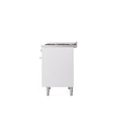 ILVE Professional Plus II 40-Inch Freestanding Dual Fuel Range with 6 Sealed Burner - UPD40FWMP