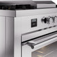 ILVE Professional Plus II 60 Inch Dual Fuel Freestanding Range in Stainless Steel with Trim - UP60FSWMP