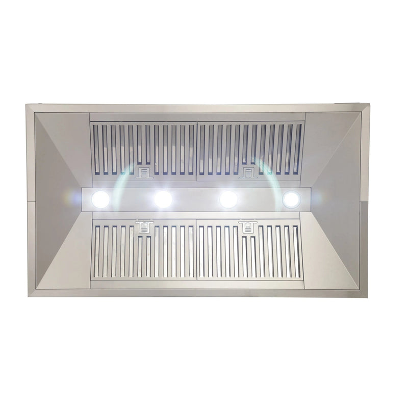 Kucht 48 in. Island Mounted Range Hood in Stainless Steel KRH4812IS