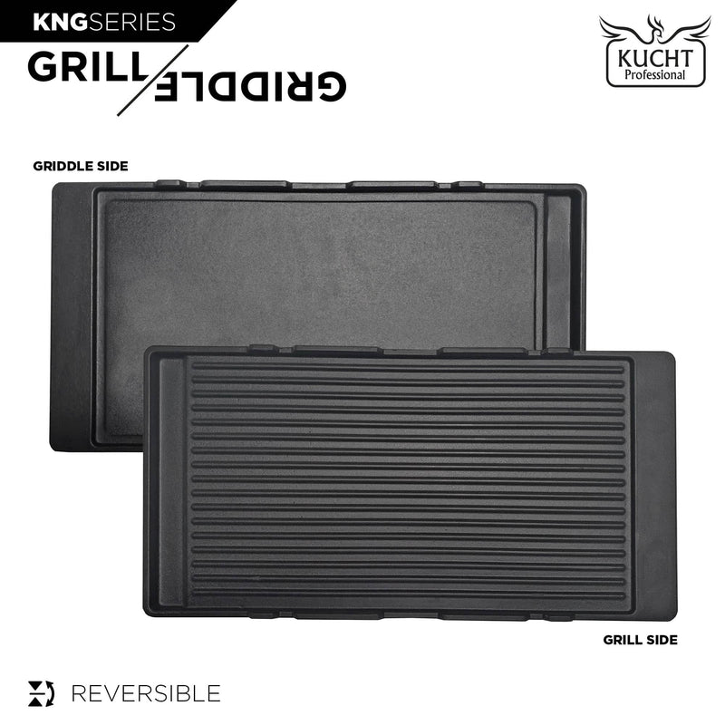 Kucht Cast Iron Reversible Grill/Griddle for KNG Series (KNG-GR)