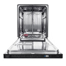 Kucht 5-Piece Appliance Package - 48-Inch Gas Range, Refrigerator, Wall Mount Hood, Dishwasher, & Microwave Drawer in Stainless Steel