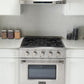 Kucht 5-Piece Appliance Package - 30-Inch Gas Range, Refrigerator, Wall Mount Hood, Dishwasher, & Microwave Oven in Stainless Steel