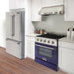 Kucht 30-Inch 4.2 Cu. Ft. Gas Range - Sealed Burners and Convection Oven in Blue KNG301-B