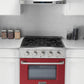 Kucht 30-Inch 4.2 Cu. Ft. Gas Range - Sealed Burners and Convection Oven in Red KNG301-R