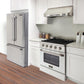 Kucht 30-Inch 4.2 Cu. Ft. Gas Range - Sealed Burners and Convection Oven in White KNG301-W