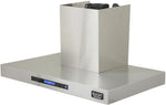 Kucht 30-Inch Wall Mounted Range Hood 900CFM in Stainless Steel with Modern Thin Design KRH3011A