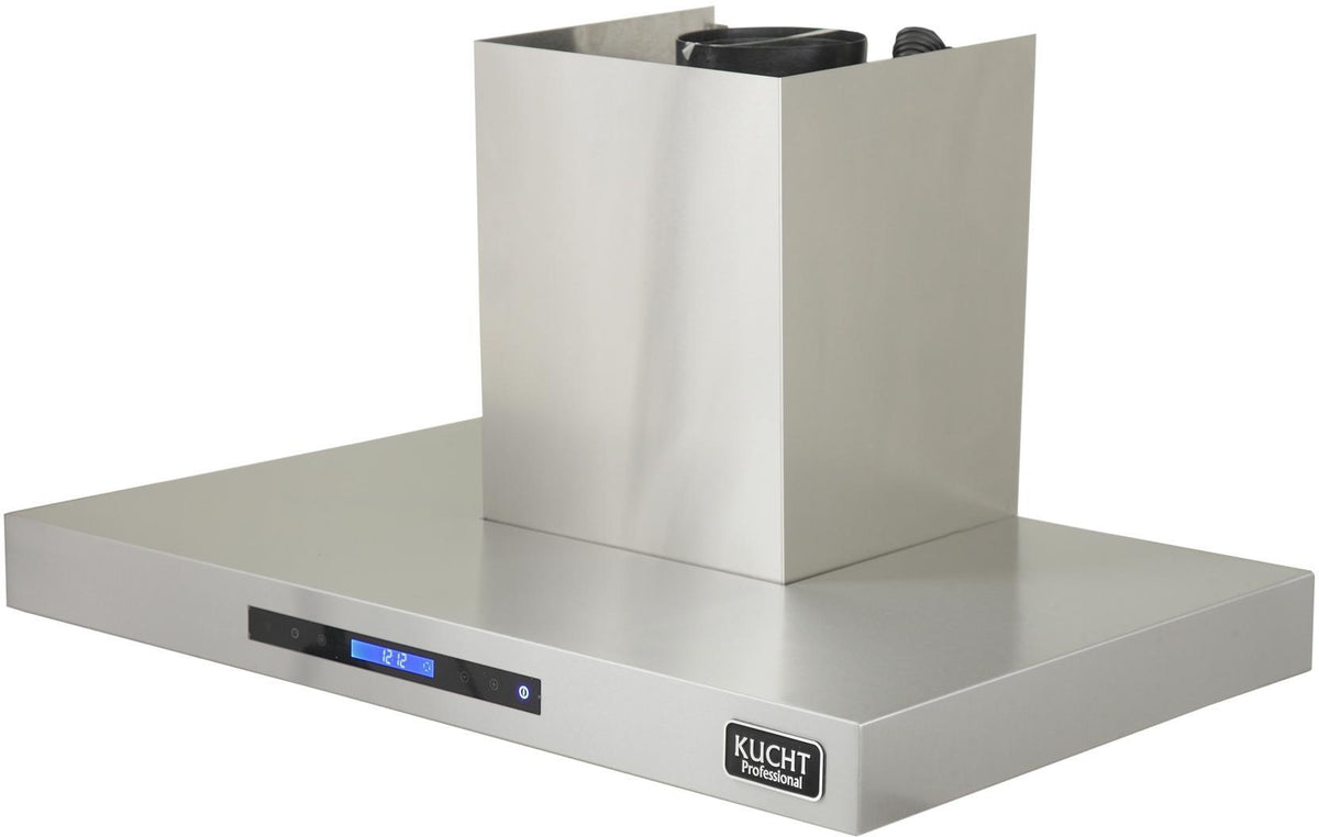 Kucht 30-Inch Wall Mounted Range Hood 900CFM in Stainless Steel with Modern Thin Design KRH3011A