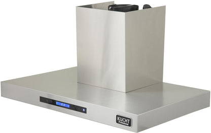 Kucht 30-Inch Wall Mounted Range Hood 900CFM in Stainless Steel with Modern Thin Design KRH3011A