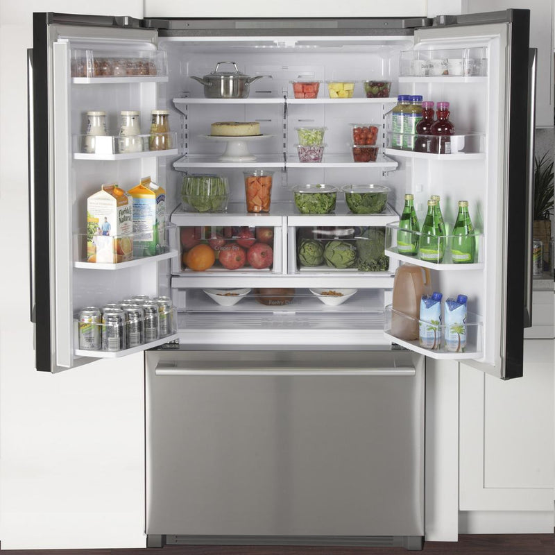 Kucht 5-Piece Appliance Package - 36-Inch Gas Range, Refrigerator, Under Cabinet Hood, Dishwasher, & Microwave Oven in Stainless Steel