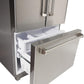 Kucht 5-Piece Appliance Package - 30-Inch Dual Fuel Range, Refrigerator, Under Cabinet Hood, Dishwasher, & Microwave Drawer in Stainless Steel