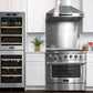 Kucht Professional 36 in. 5.2 cu ft. Natural Gas Range, Range Hood, Dishwasher & Microwave Drawer Package, AP-KNG361-S-4