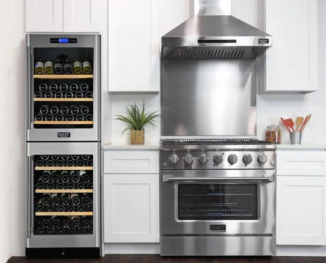 Kucht Professional 36 in. 5.2 cu ft. Natural Gas Range, Range Hood & Dishwasher Package, AP-KNG361-S-2