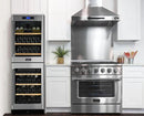 Kucht Professional 36 in. 5.2 cu ft. Natural Gas Range, Range Hood & Microwave Drawer Package, AP-KNG361-S-7