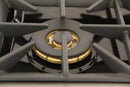 Kucht 36-Inch 5.2 Cu. Ft. Gas Range - Sealed Burners and Convection Oven in Red KNG361-R