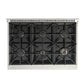 Kucht 36-Inch 5.2 Cu. Ft. Range - Sealed Burners and Convection Oven in Black KNG361-K