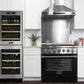 Kucht 36-Inch 5.2 Cu. Ft. Range - Sealed Burners and Convection Oven in Black KNG361-K