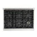 Kucht 36-Inch 5.2 Cu. Ft. Range - Sealed Burners and Convection Oven in Blue KNG361-B