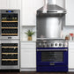 Kucht 36-Inch 5.2 Cu. Ft. Range - Sealed Burners and Convection Oven in Blue KNG361-B