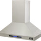 Kucht 36-Inch Island Mounted Range Hood 900CFM in Stainless Steel Modern Design KRH3612IS