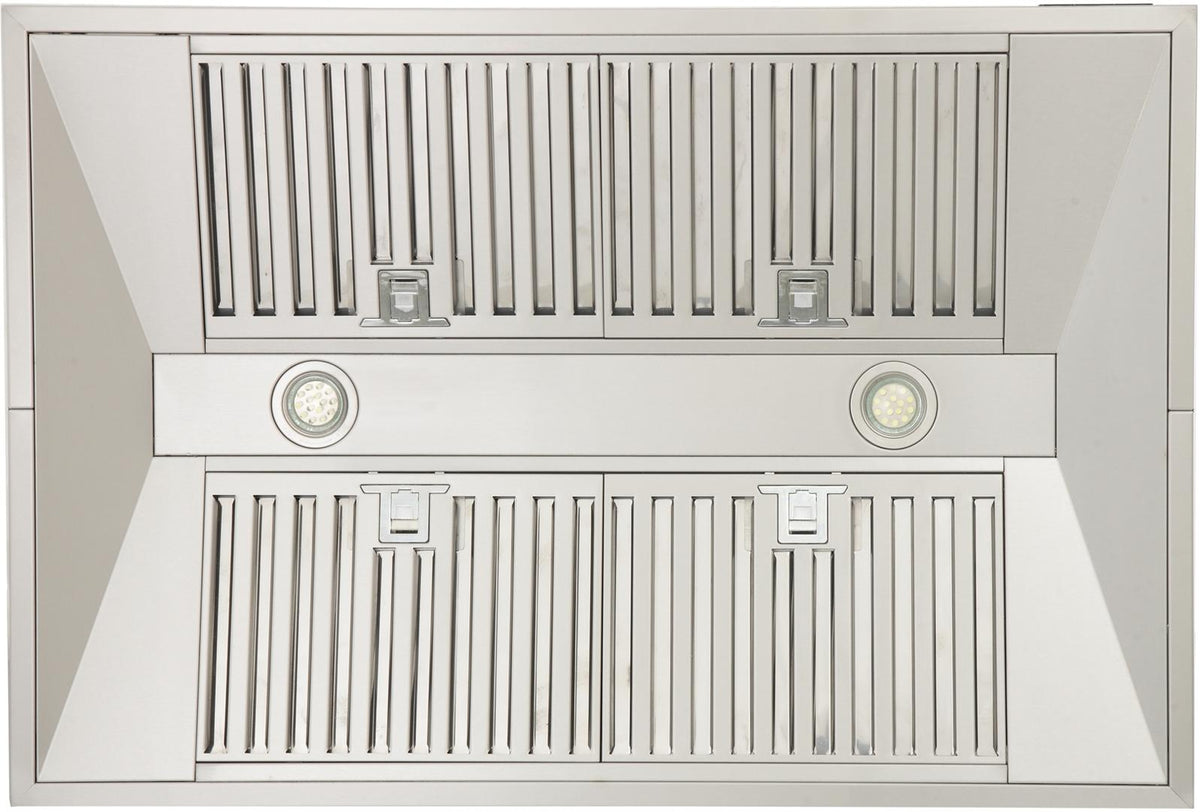 Kucht 36-Inch Island Mounted Range Hood 900CFM in Stainless Steel Modern Design KRH3612IS