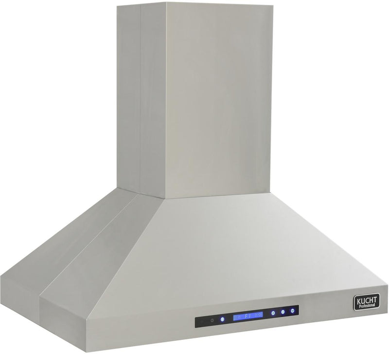 Kucht 36-Inch Island Mounted Range Hood 900CFM in Stainless Steel Modern Design KRH3612IS