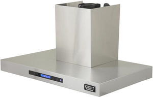 Kucht 36-Inch Wall Mounted Range Hood 900CFM in Stainless Steel with Modern Design KRH3611A