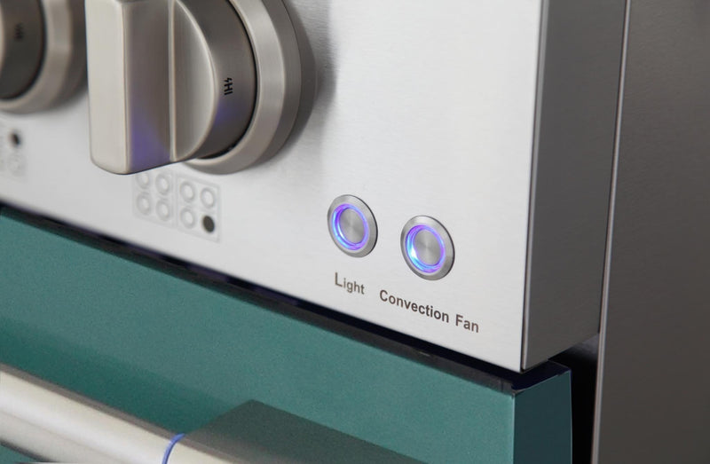 Kucht 48-Inch 6.7 Cu. Ft. Gas Range with Grill/Griddle in Green KNG481-G