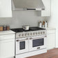 Kucht 48-Inch 6.7 Cu. Ft. Gas Range with Grill/Griddle in White KNG481-W