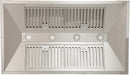 Kucht 48-Inch Island Mounted Range Hood 900CFM in Stainless Steel KRH4812IS
