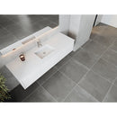 Laviva Legno 66" Alabaster White Bathroom Vanity with Matte White VIVA Stone Solid Surface Countertop 313LGN-66AW-MW