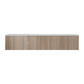 Laviva Legno 72" Weathered Grey Single Sink Bathroom Vanity with Matte White VIVA Stone Solid Surface Countertop 313LGN-72CWG-MW