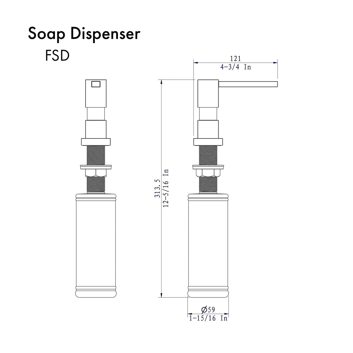 LINE Faucet Soap Dispenser