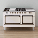 ILVE Nostalgie II Noblesse 60 in white, placed indoors
