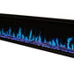 Modern Flames Orion Slim 100" Heliovision Virtual Recessed / Wall Mount Electric Fireplace