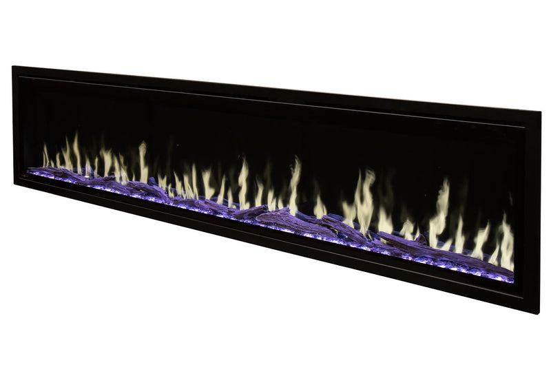 Modern Flames Orion Slim 100" Heliovision Virtual Recessed / Wall Mount Electric Fireplace