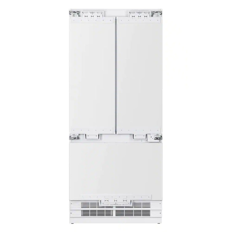 Kucht 4-Piece Appliance Package - 48" Gas Range, 36" Panel Ready Refrigerator, Under Cabinet Hood, & Panel Ready Dishwasher