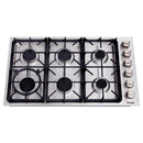 Thor 36 in. Drop-in Natural Gas Cooktop in Stainless Steel 