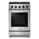 Thor Kitchen 24-Inch 3.7 cu. ft. Oven Gas Range in Stainless Steel LRG2401U