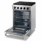 Thor Kitchen 24-Inch 3.7 cu. ft. Oven Gas Range in Stainless Steel LRG2401U