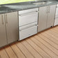 Thor Kitchen 24-Inch Indoor Outdoor Freezer Drawer in Stainless Steel 