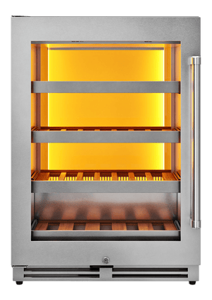 THOR Kitchen 24-Inch Single Zone Wine Cooler, Left Swing, 45 Wine Bottle Capacity - TWC24UL-LH