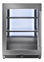 THOR Kitchen 24-Inch Undercounter Beverage Cooler in Stainless Steel Left Hinge - TBR24U-LH