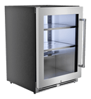 THOR Kitchen 24-Inch Undercounter Beverage Cooler in Stainless Steel Left Hinge - TBR24U-LH