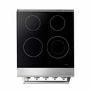 Thor Kitchen 3-Piece Appliance Package - 24-Inch Electric Range, Refrigerator with Water Dispenser, & Dishwasher in Stainless Steel