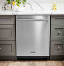 Thor Kitchen 3-Piece Appliance Package - 30-Inch Gas Range with Tilt Panel, Dishwasher & Refrigerator with Water Dispenser in Stainless Steel