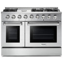 Thor Kitchen 3-Piece Pro Appliance Package - 48-Inch Gas Range, Dishwasher & Refrigerator with Water Dispenser in Stainless Steel
