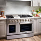 Thor Kitchen 3-Piece Pro Appliance Package - 48-Inch Gas Range, Dishwasher & Refrigerator with Water Dispenser in Stainless Steel