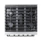 Thor Kitchen 30-Inch Gas Range with 5 Burners, 4.55 cu. ft Oven in Stainless Steel LRG3001U